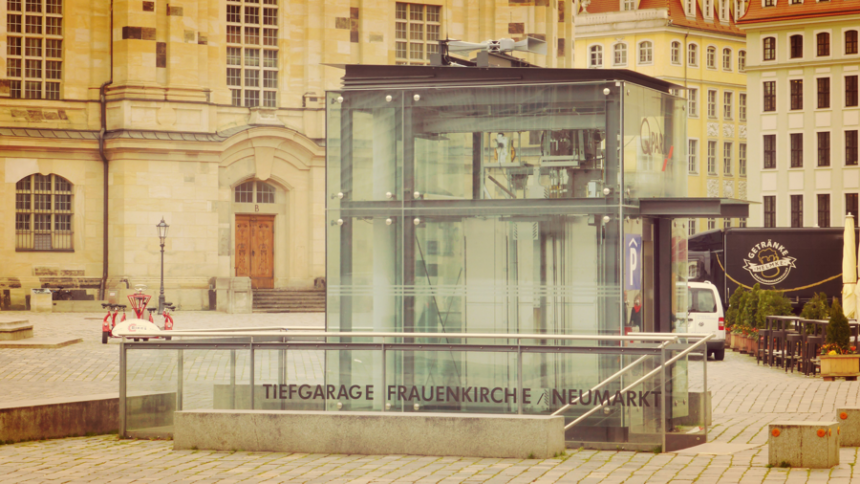La 204e sirène électronique du système d’alerte de la ville de Dresde
