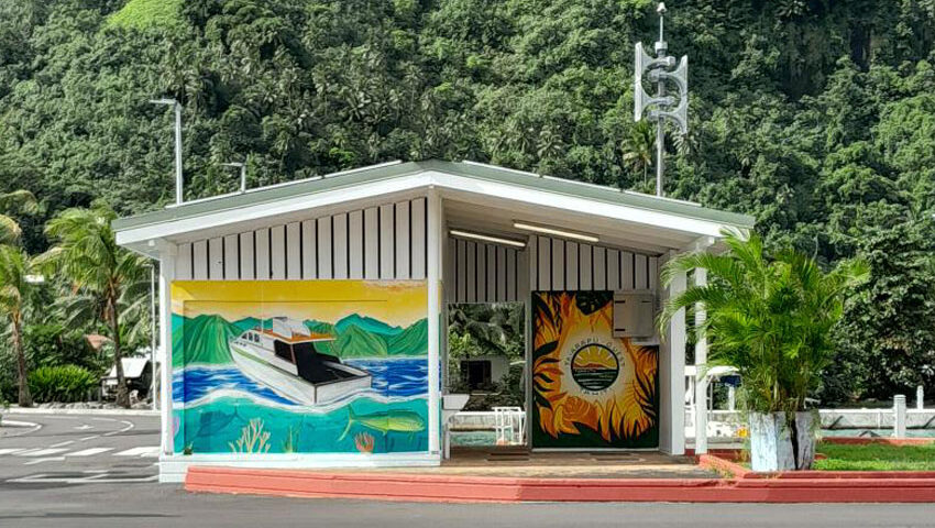 Siréne 1200 W Pavian Assurant la Sécurité des Jeux Olympiques de Paris 2024 à Teahupo’o, Tahiti