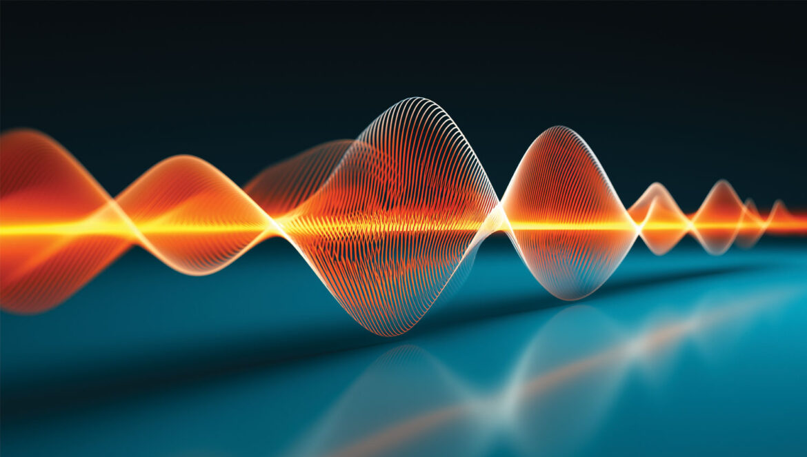 Illustration d’une onde sonore représentant la propagation du son dans les systèmes d’alerte publique et acoustique
