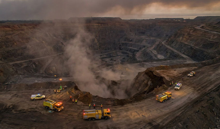 mine à ciel ouvert montrant l’importance des systèmes d’alerte précoce dans l’exploitation minière