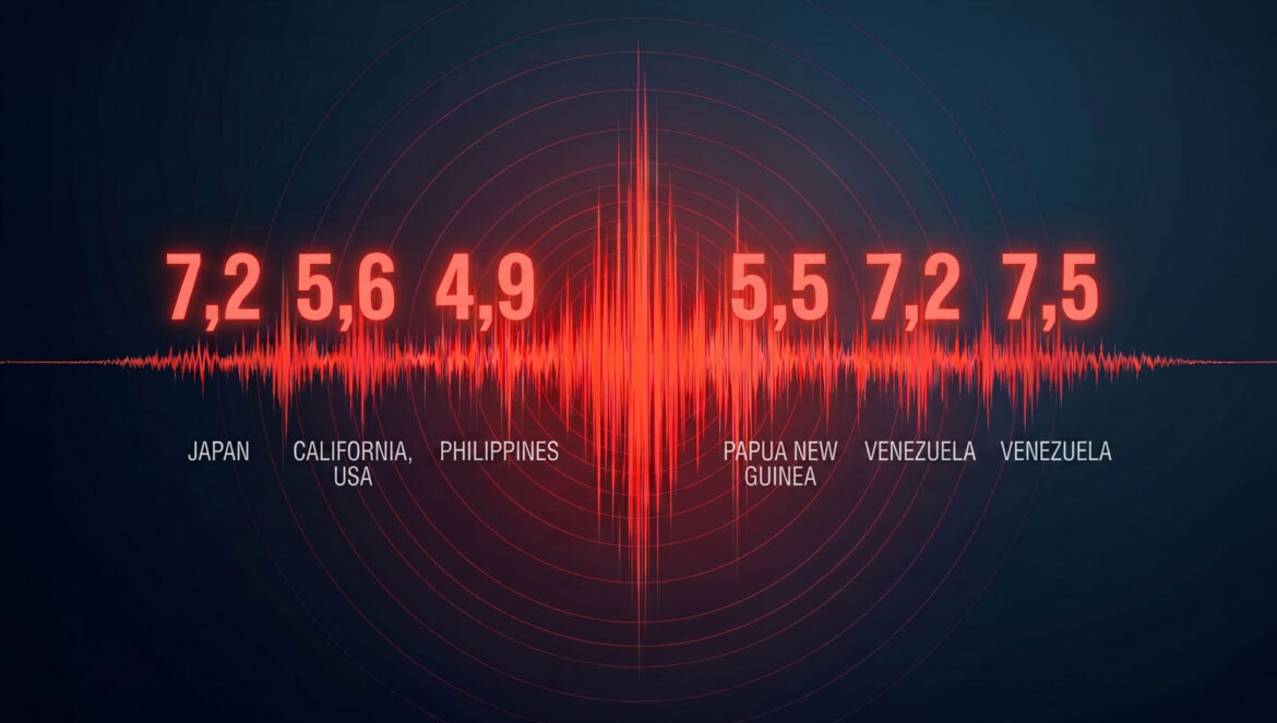 Six puissants tremblements de terre en moins de 24 heures soulignent l'importance d'un système d'alerte précoce aux tremblements de terre.