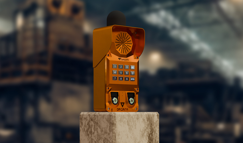 Système d’interphonie industrielle Orcana Interphone industriel Orcana pour environnements industriels bruyants